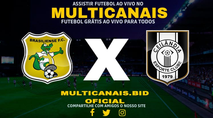 Assistir Brasiliense x Ceilandense Ao Vivo Online HD 14/01/2024