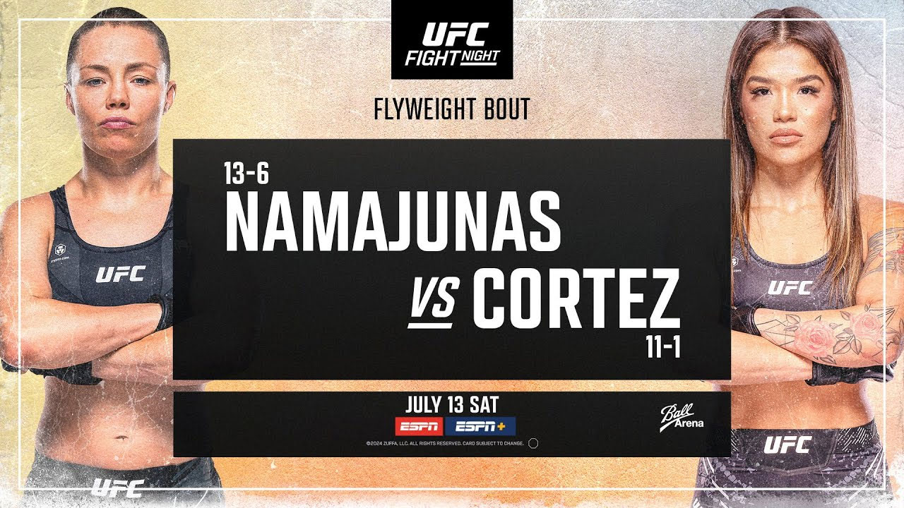 Assistir Tracy Cortez x Rose Namajunas AO VIVO Online 13/07/2024