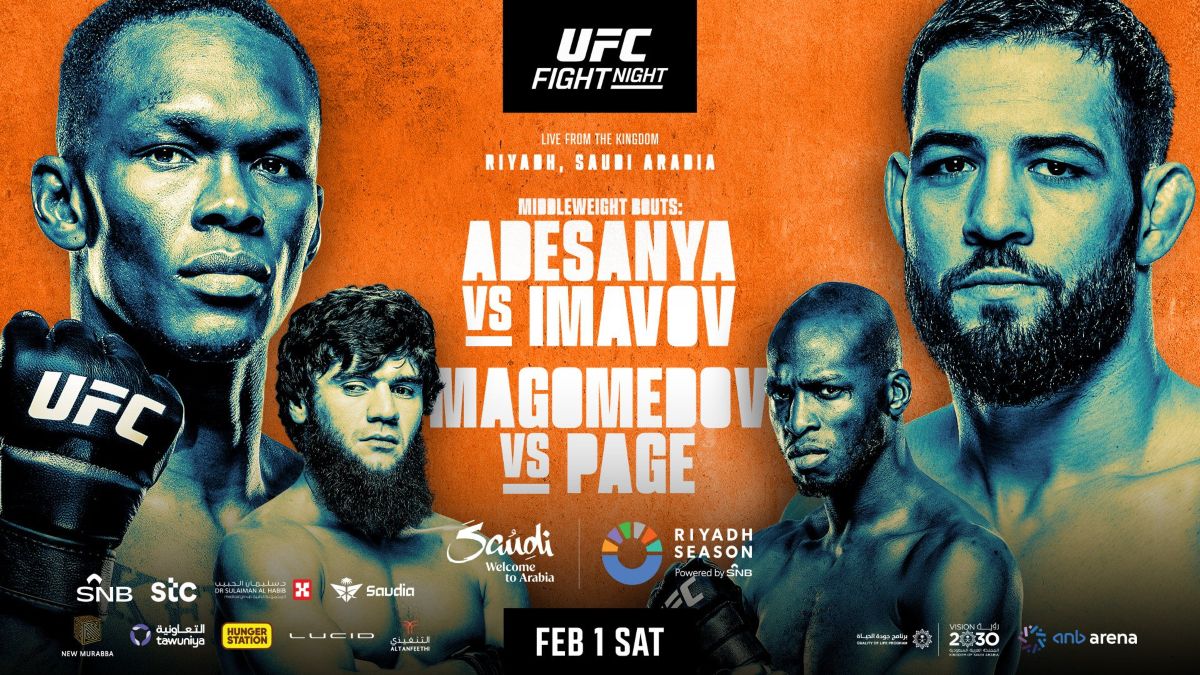 Assistir Israel Adesanya x Nassourdine Imavov AO VIVO Online 01/02/2025