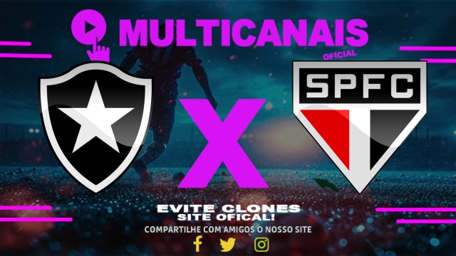 Assistir Botafogo x São Paulo AO VIVO Online 16/04/2025