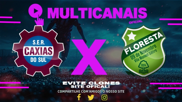 Assistir Caxias x Floresta-CE AO VIVO Online 13/04/2025