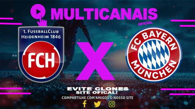 Assistir Heidenheim x Bayern de Munique AO VIVO Online 19/04/2025