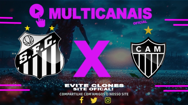 Assistir Santos x Atlético-MG AO VIVO Online 16/04/2025