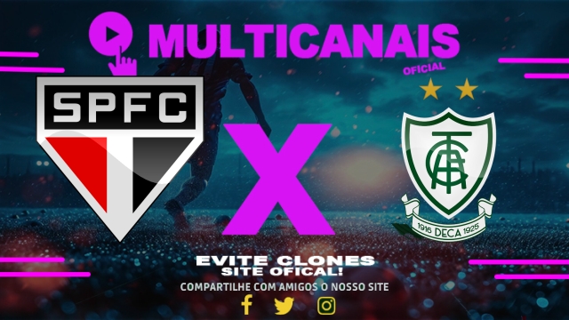 Assistir São Paulo x América-MG AO VIVO Online 30/04/2025