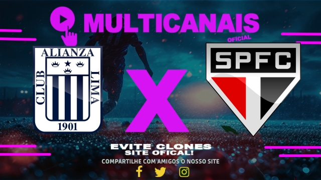 Assistir Alianza Lima x São Paulo AO VIVO Online 06/05/2025