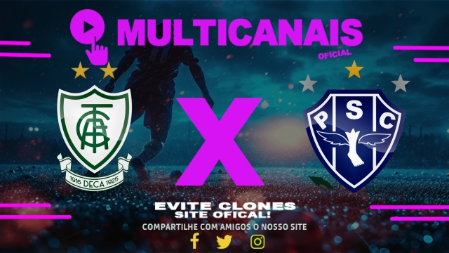 Assistir América-MG x Paysandu  AO VIVO Online 14/05/2025