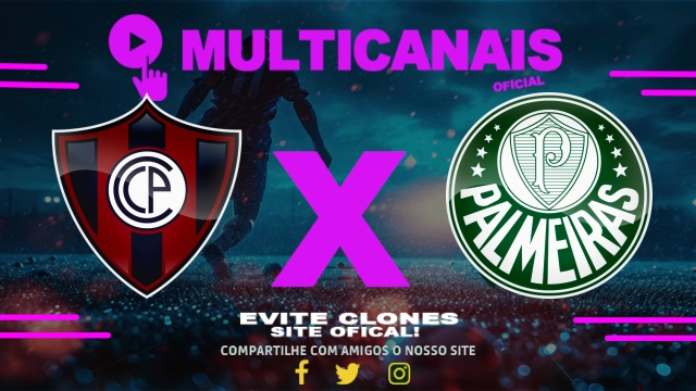 Assistir Cerro Porteño x Palmeiras AO VIVO Online 07/05/2025