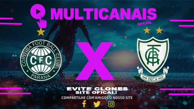 Assistir Coritiba x América-MG AO VIVO Online 19/05/2025