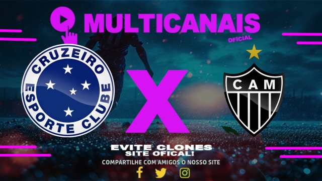 Assistir Cruzeiro x Atlético-MG AO VIVO Online 18/05/2025