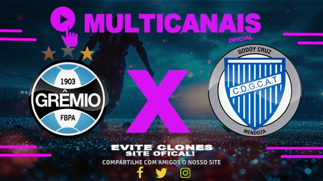 Assistir Grêmio x Godoy Cruz AO VIVO Online 13/05/2025