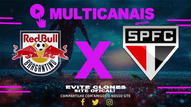 Assistir Red Bull Bragantino x São Paulo AO VIVO Online 15/05/2025
