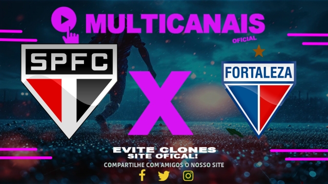 Assistir São Paulo x Fortaleza AO VIVO Online 02/05/2025