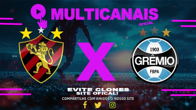Assistir Sport x Grêmio AO VIVO Online 12/05/2025