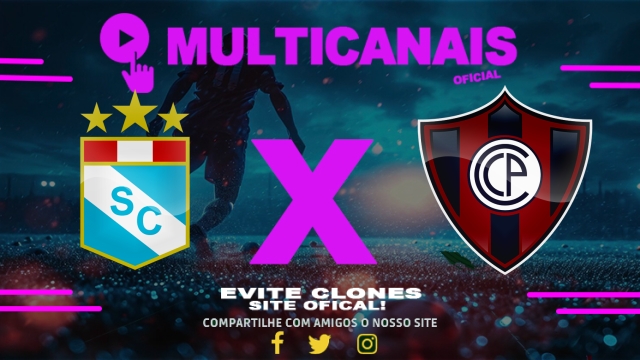 Assistir Sporting Cristal x Cerro Porteño AO VIVO Online 13/05/2025